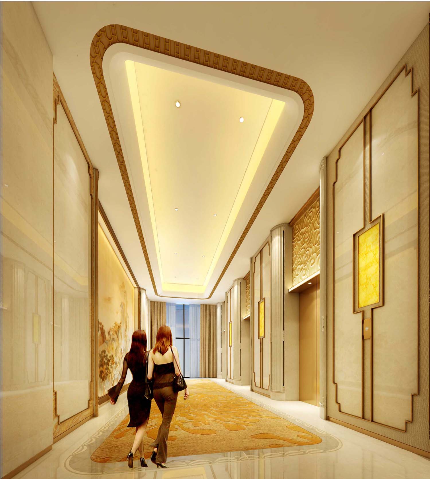 國(guó)際大酒店室內(nèi)設(shè)計(jì)(圖2)